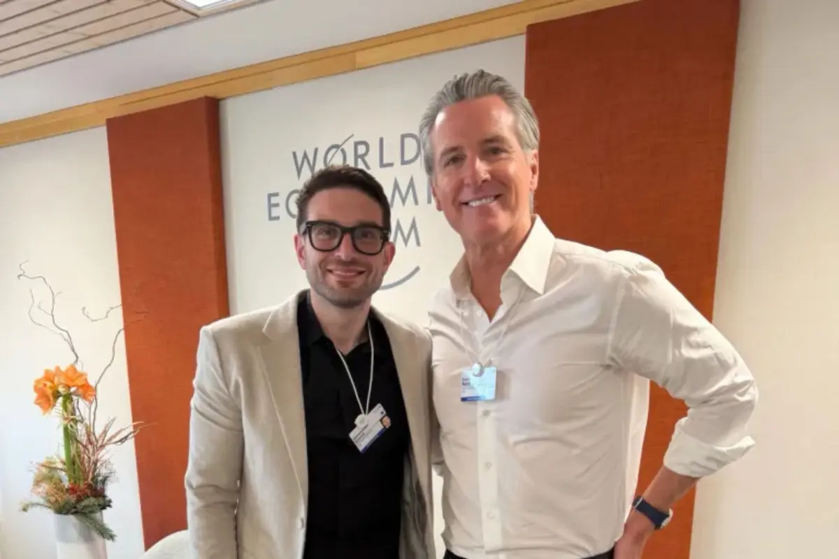 Gavin Newsom receives backlash after a photo of him with 'sugar daddy' Alex Soros becomes popular online