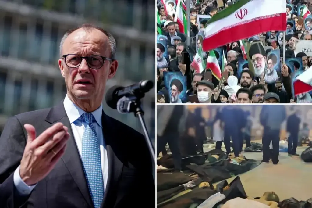 German chancellor foresees the Iranian regime in its last days and weeks