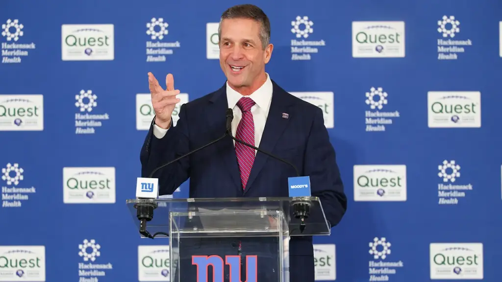 Giants let go of executive following John Harbaugh's appointment as head coach