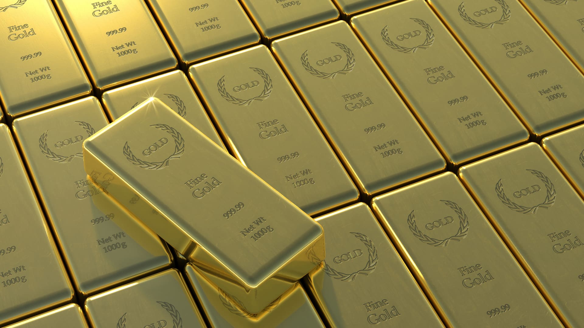 Gold reaches all-time high over $5,300 as the dollar weakens.