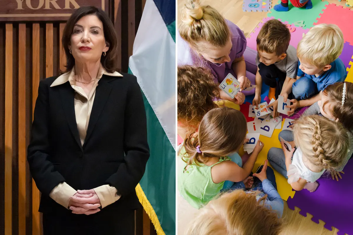 Governor Hochul reveals ambitious initiative to provide 'free' child care for 2-year-olds in New York City.