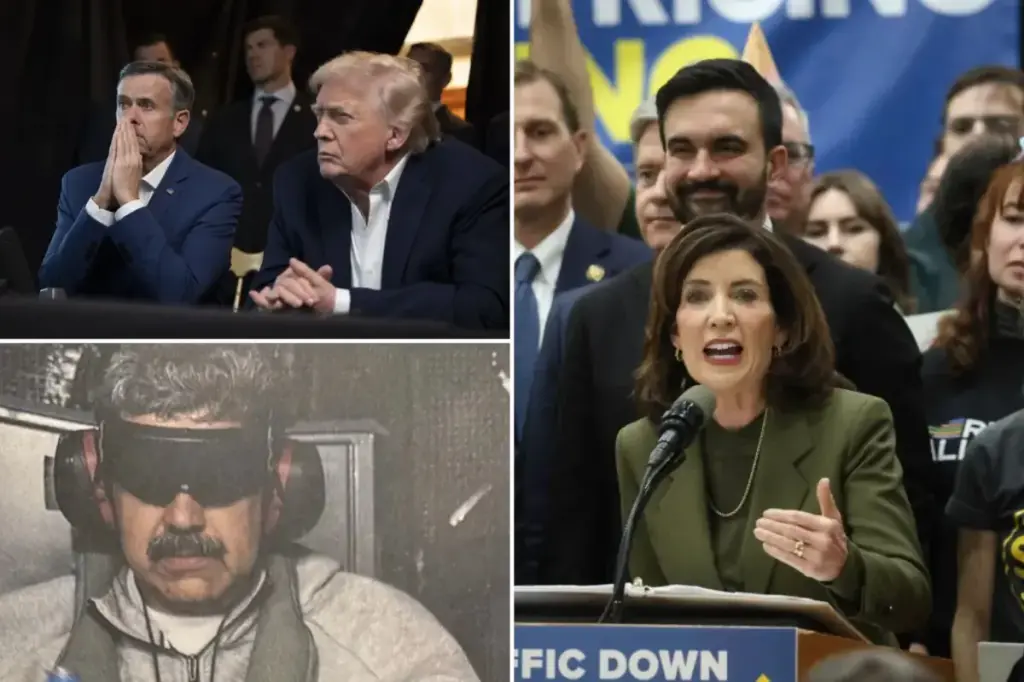 Governor Kathy Hochul states she confronted Trump regarding Nicolás Maduro's capture.