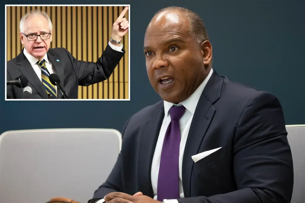 Governor candidate compares local support for Walz's decision to end his re-election campaign to Venezuelans celebrating Maduro's downfall.