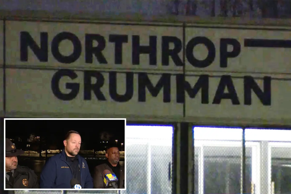 Guard charged with killing colleague during performance review at Northrop Grumman