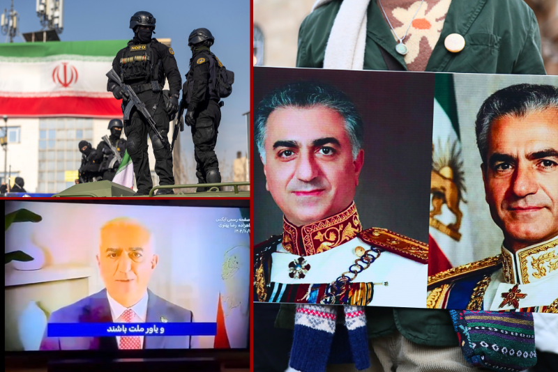 Hackers interfere with Iranian State TV to promote anti-regime messages and show support for exiled Crown Prince Pahlavi during unrest