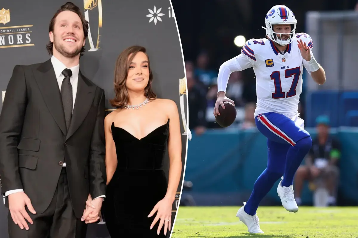 Hailee Steinfeld gets ready for the Golden Globes while Josh Allen guides the Bills against the Jaguars.