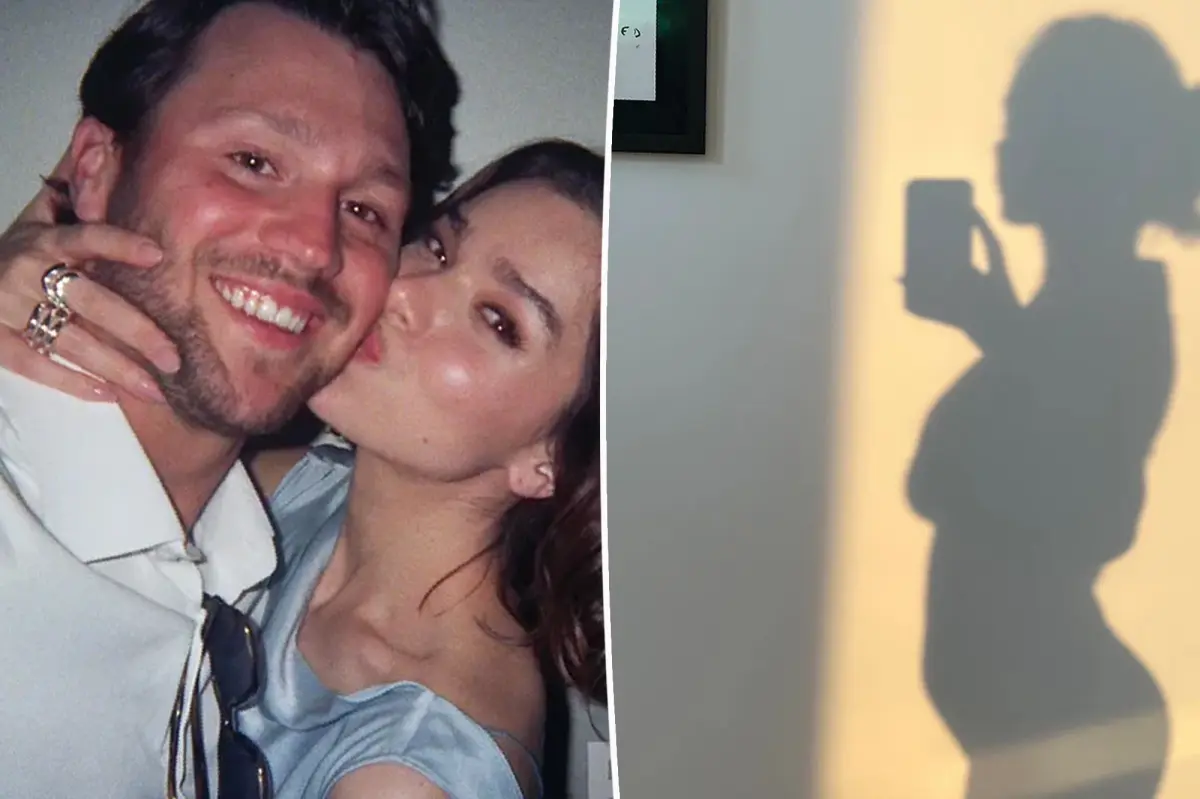 Hailee Steinfeld reveals baby bump and suggests possible name for the baby