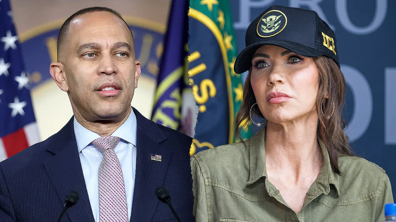 Hakeem Jeffries blames Kristi Noem for 'callous disregard' in ICE shooting