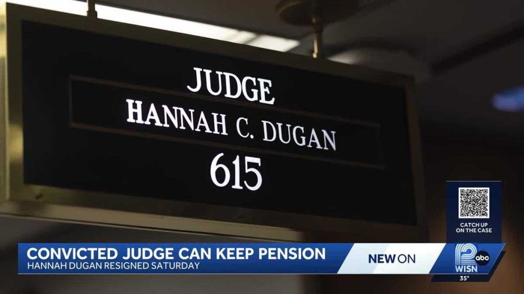 Hannah Dugan expected to retain state pension despite felony conviction and resignation