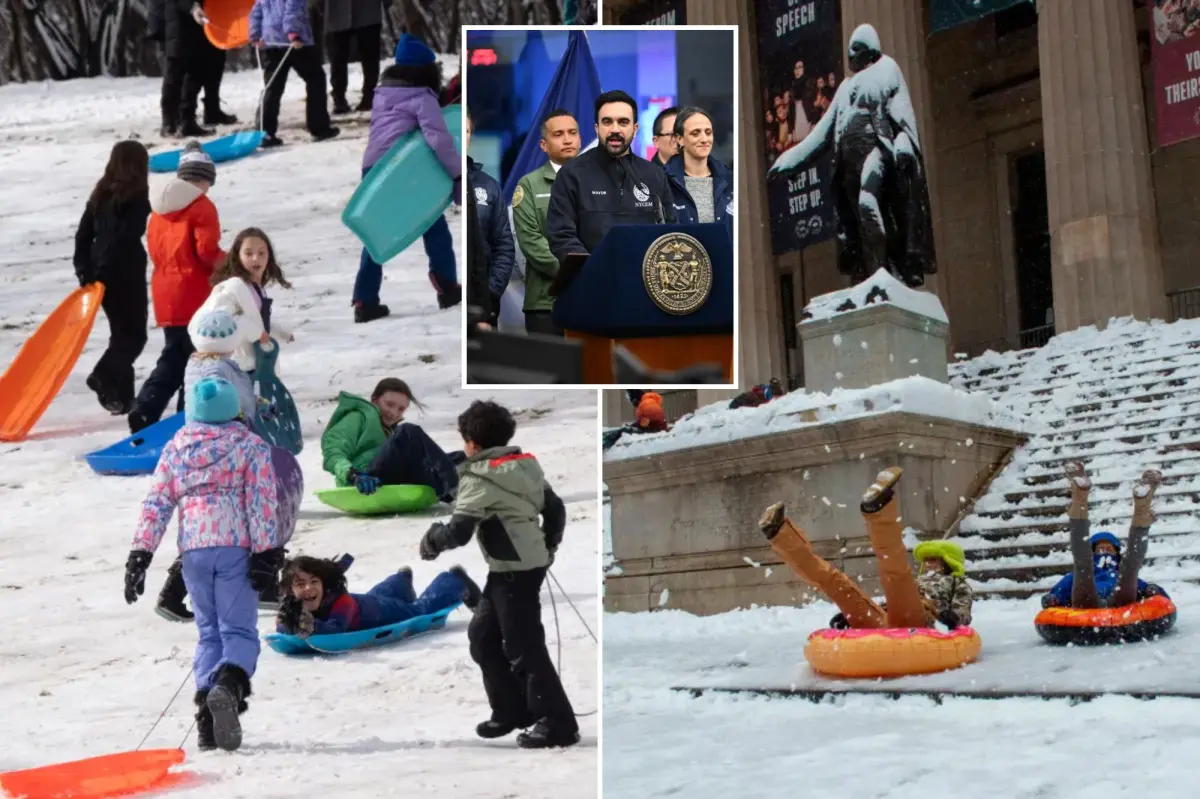 Having children attend online classes on snow days is frustrating