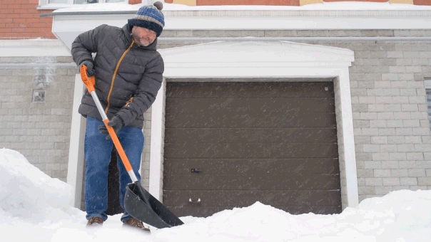 Heart doctors advise those over 45 to be careful when shoveling snow.