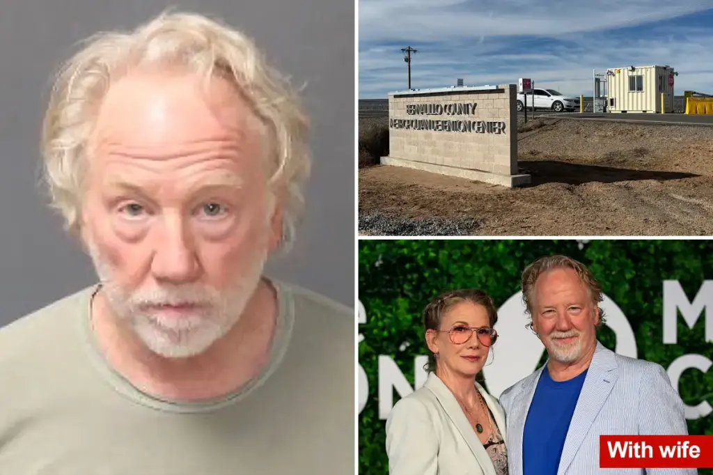 Heavily armed US Marshals search Timothy Busfield's home in Upstate New York following his arrest for child sex abuse.
