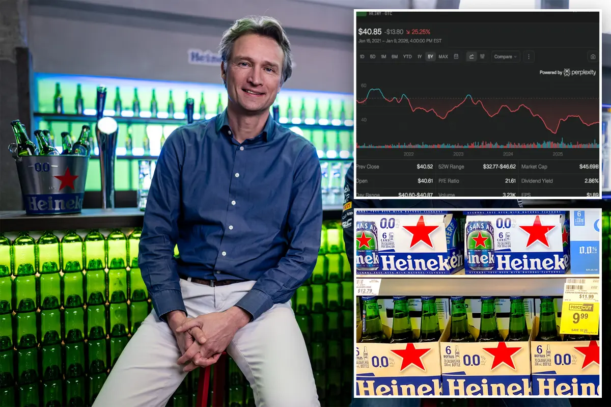 Heineken's CEO Dolf van den Brink will resign after almost six years.