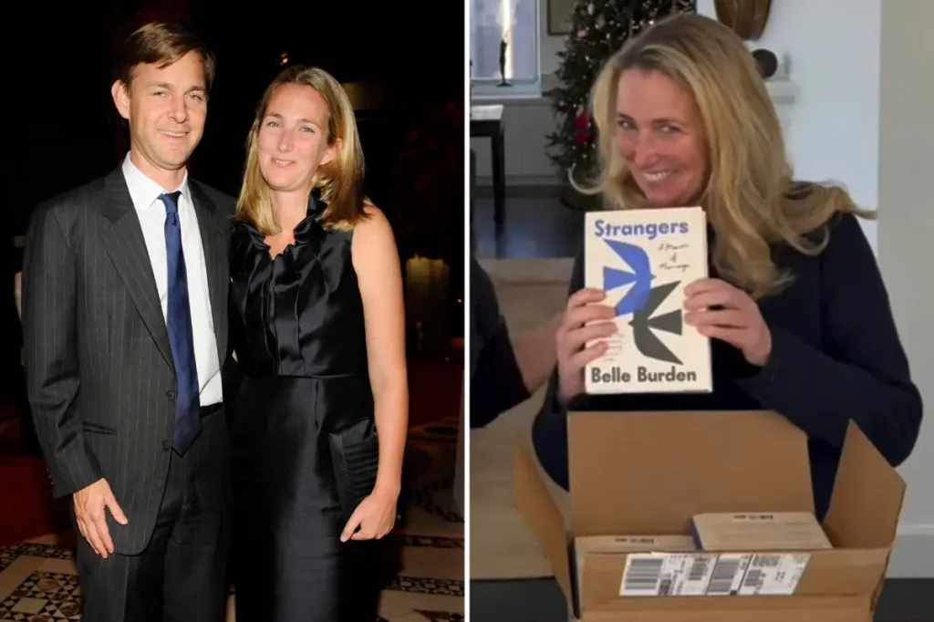 Heiress Belle Burden reveals that her dishonest husband forced her to change their prenup in her memoir.