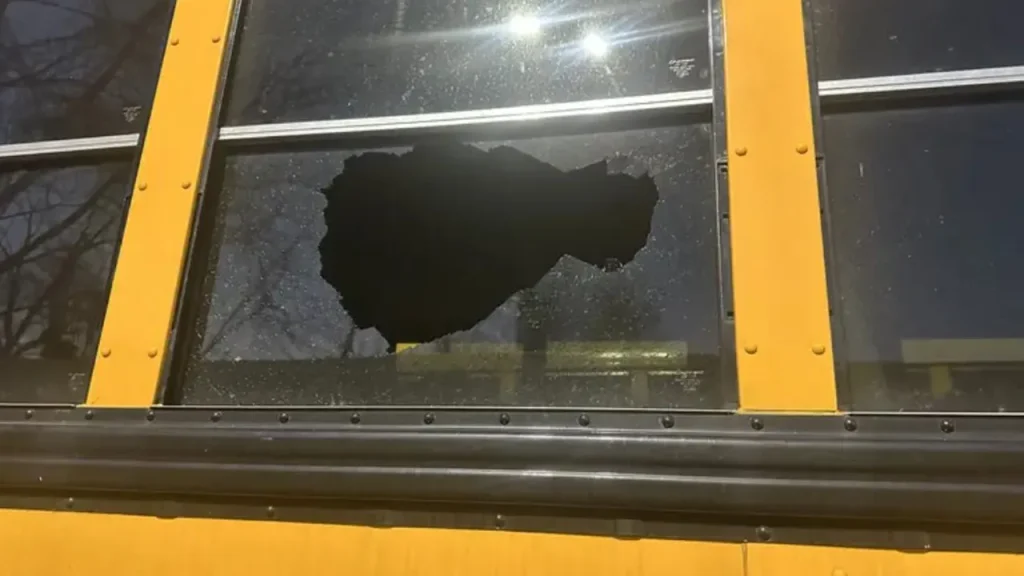 Hernando Garcia-Morales, charged with throwing a rock at a school bus, is in the country without legal permission.