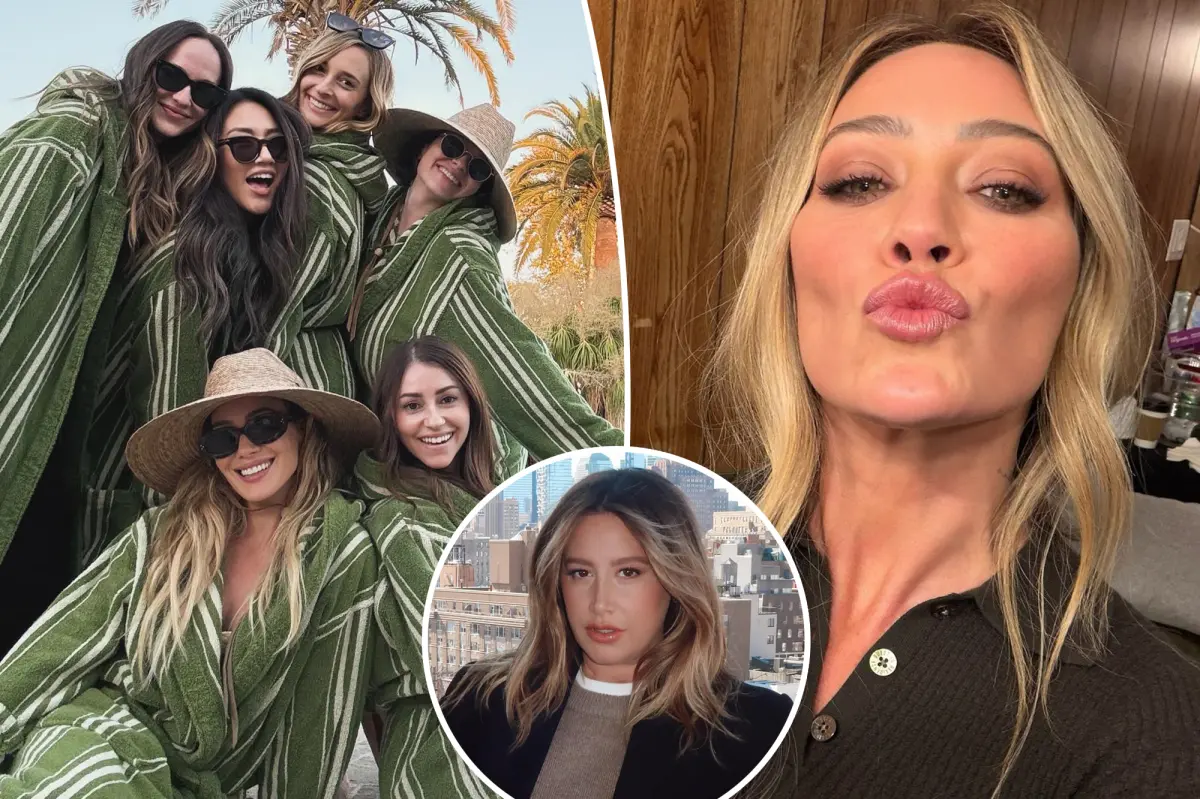 Hilary Duff praises a mom group member after Ashley Tisdale says she felt left out of the group.