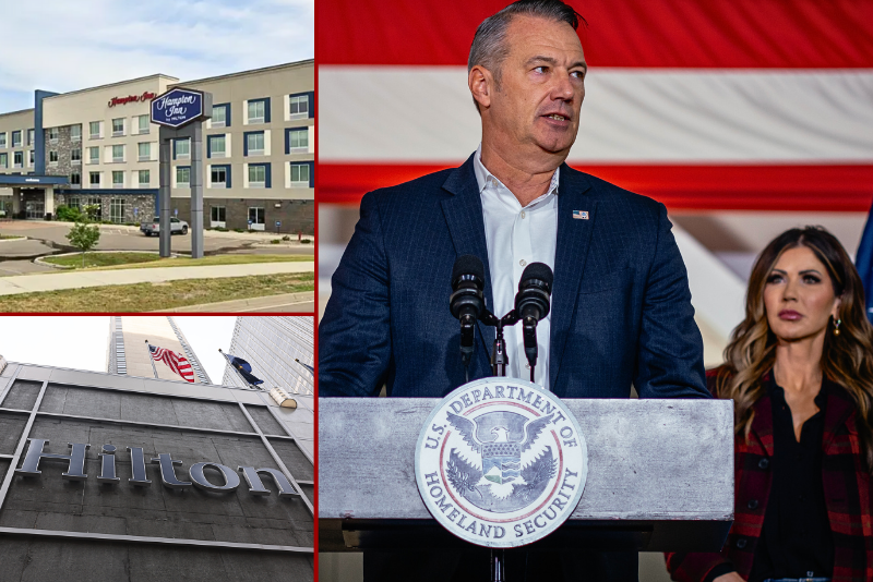 Hilton ends franchise deal with Hampton Inn in Lakeville after the hotel declines to accommodate ICE and DHS staff.