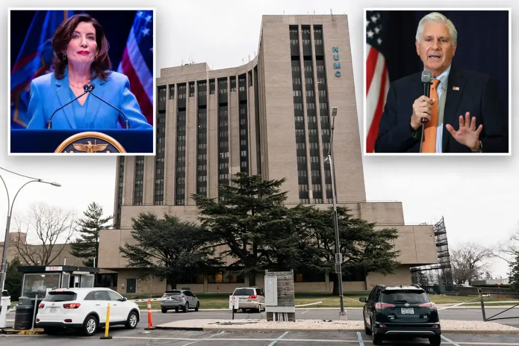 Hochul boasts about $109M for Nassau University Medical Center, but critics say it was already owed to the hospital.
