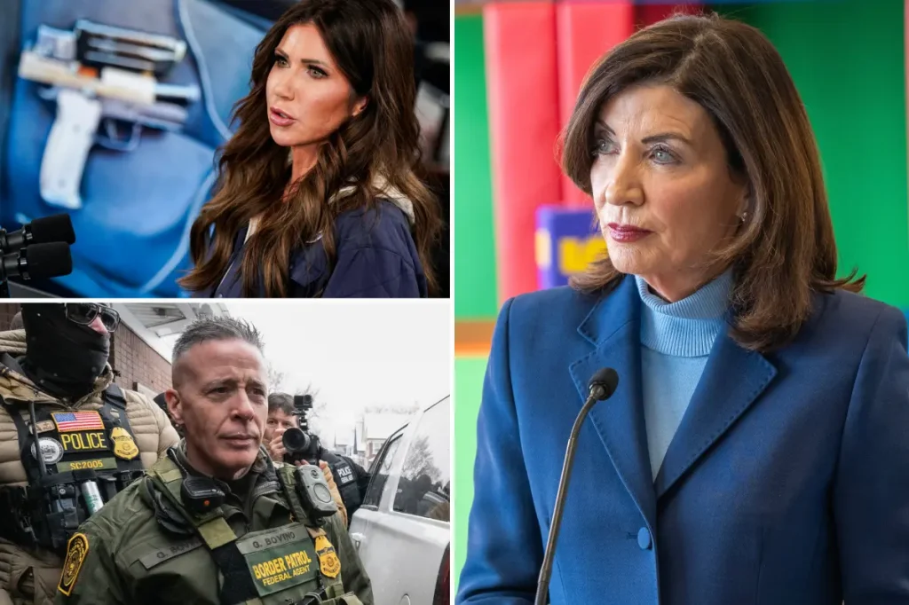 Hochul calls for the dismissal of Noem and Bovino from Border Patrol