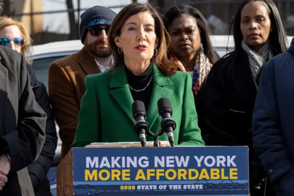 Hochul declines opportunity to assist the most disadvantaged students in New York, critics say, but she points the finger at Trump.