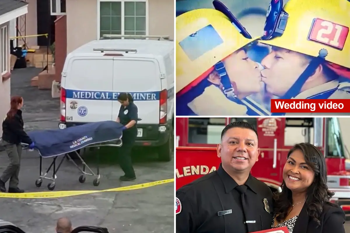 Home videos show the accused firefighter and his late wife's heartbreaking love story.