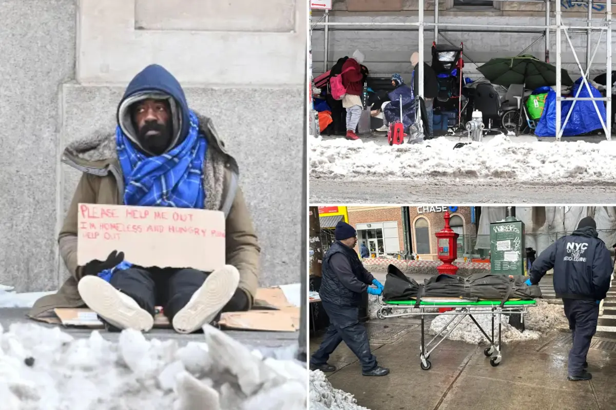 Homeless New Yorkers still prefer the outdoors to shelters in freezing temperatures, even with 10 deaths from the extreme cold.