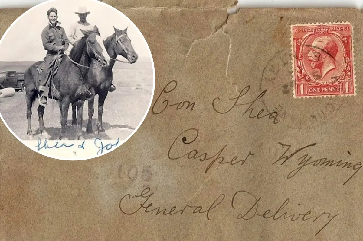 Homeowners discovered a century-old letter in their house