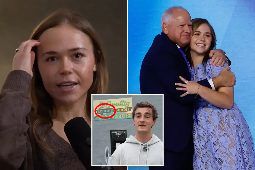 Hope Walz comments after her father exits the Minnesota governor's race due to claims of a billion-dollar Somali fraud scandal.