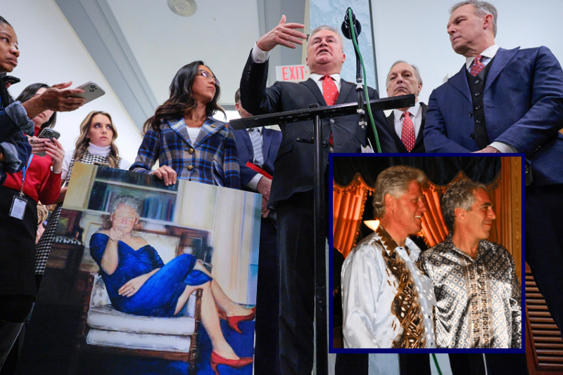 House Oversight Committee takes steps to hold Bill Clinton in Contempt of Congress for not attending Epstein deposition.