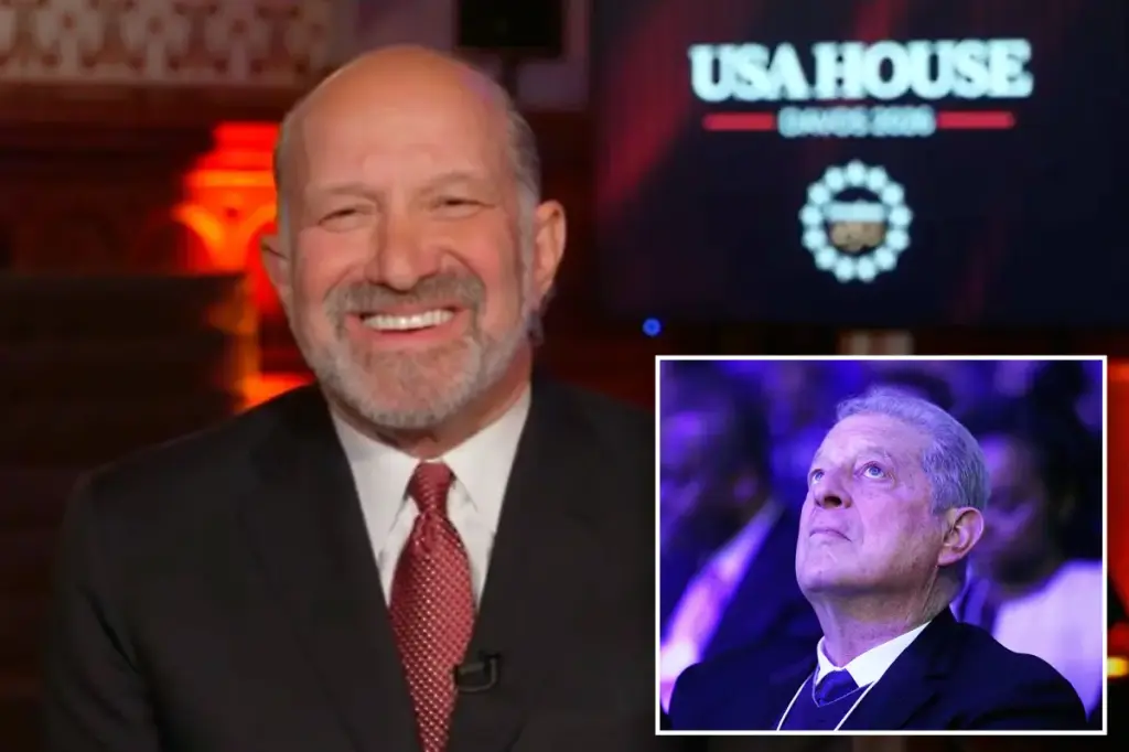 Howard Lutnick considers Al Gore's boos a significant honor from his visit to Davos.
