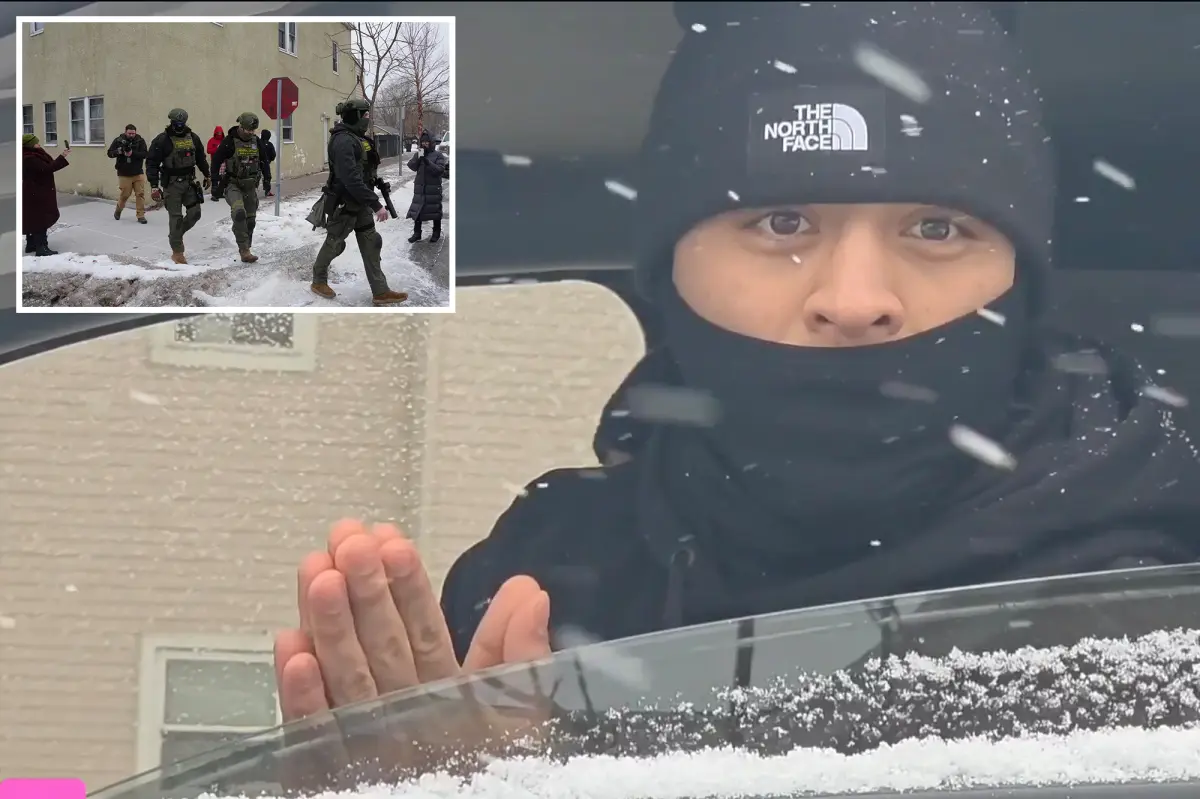 ICE agent confronts unruly protester while looking for suspected child sex offender: 'That's who you're defending'