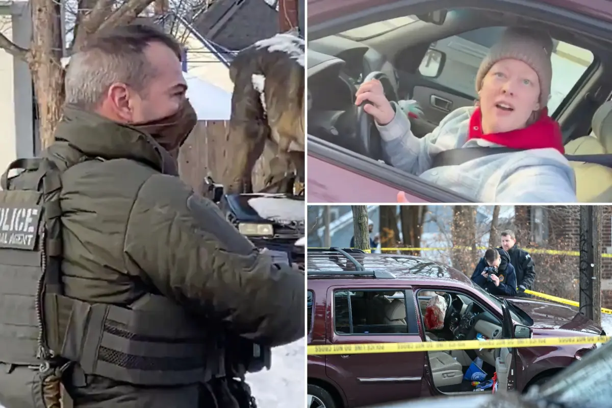 ICE agent shot by Renee Good experienced internal bleeding and was taken to the hospital after she grazed him with her car.