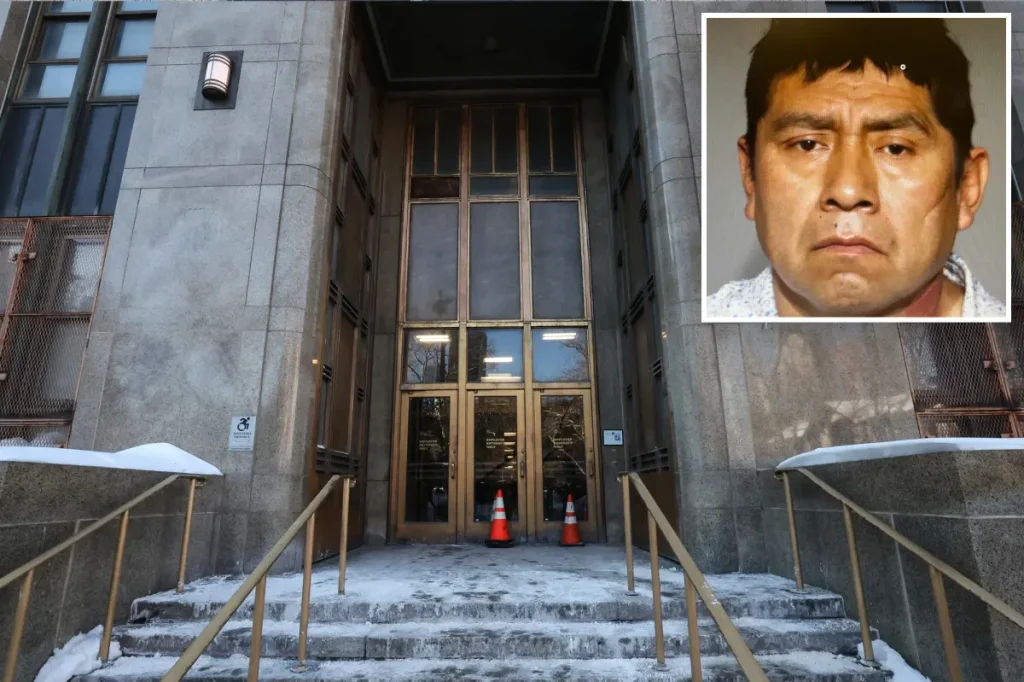 ICE agents pursue wanted undocumented migrant after he's permitted to exit NYC criminal court.