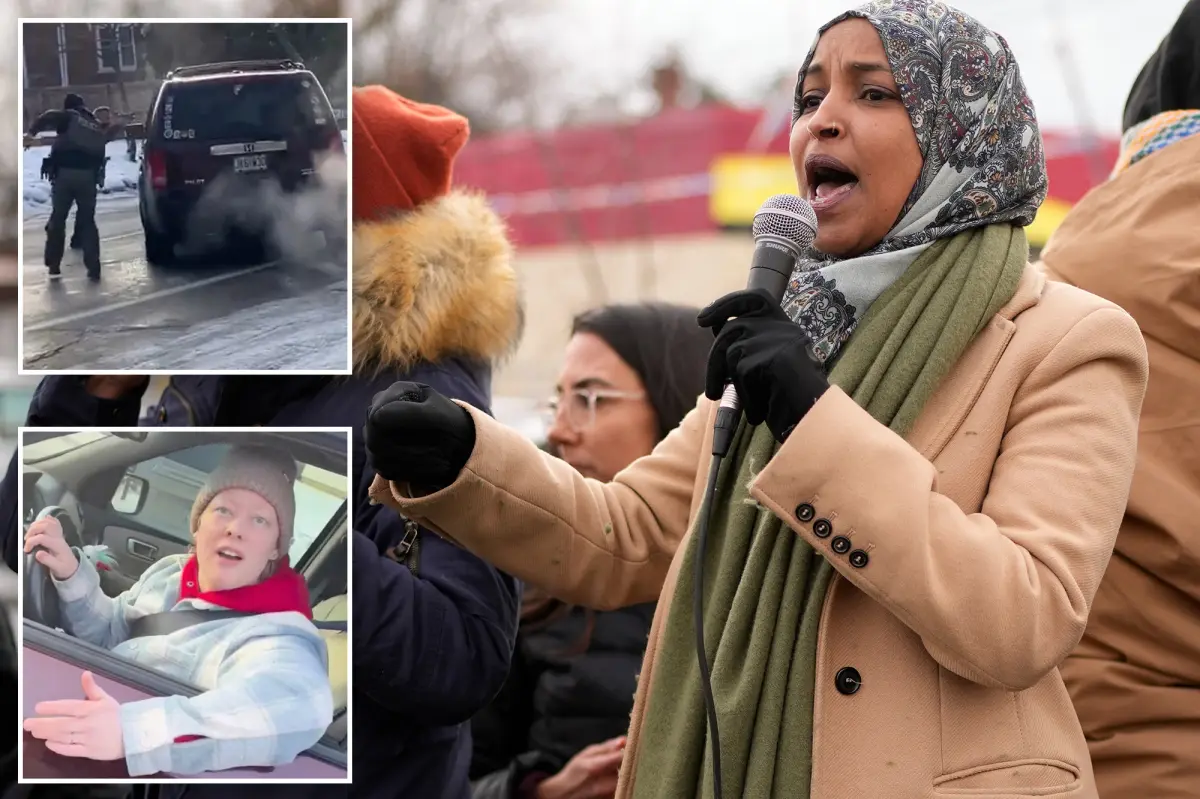 Ilhan Omar calls on people to record ICE agents, criticizes the agent who shot Renee Good for standing 'in front of a moving car'