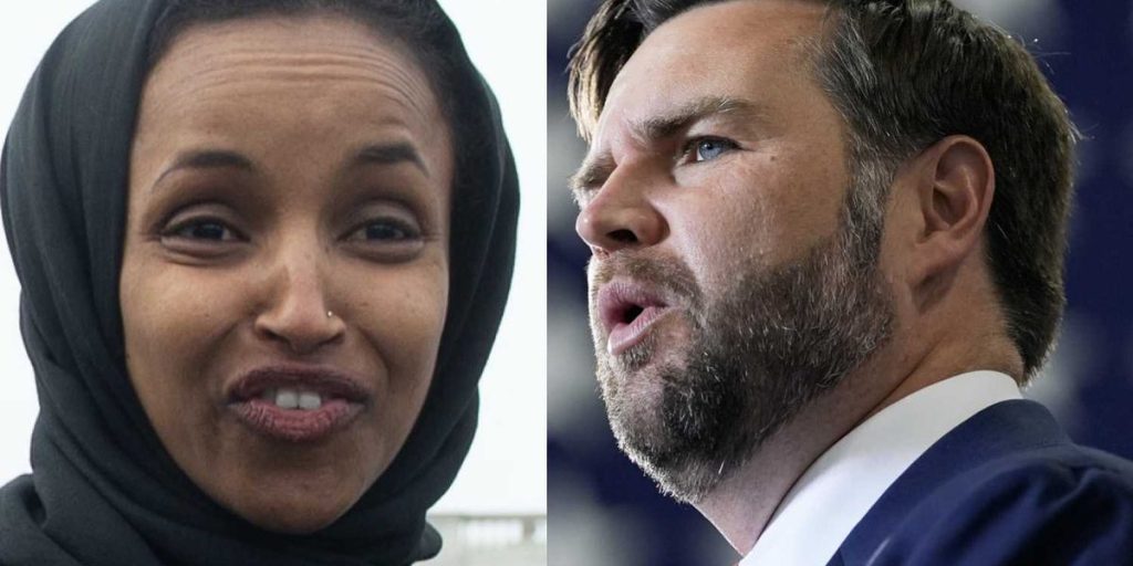 Ilhan Omar suggests Trump has hidden motives for ICE raids, and JD Vance responds sharply.