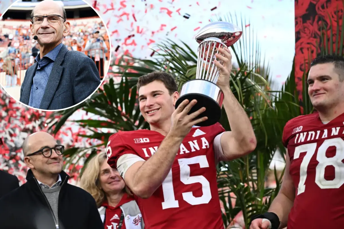 Indiana announcer takes a dig at ESPN host Paul Finebaum during Rose Bowl