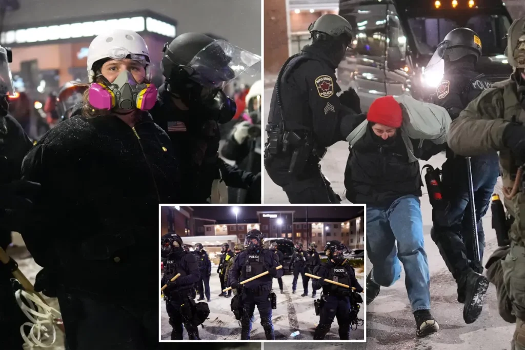 Individual who assaulted pregnant woman among anti-ICE protesters taken into custody outside Minneapolis hotel