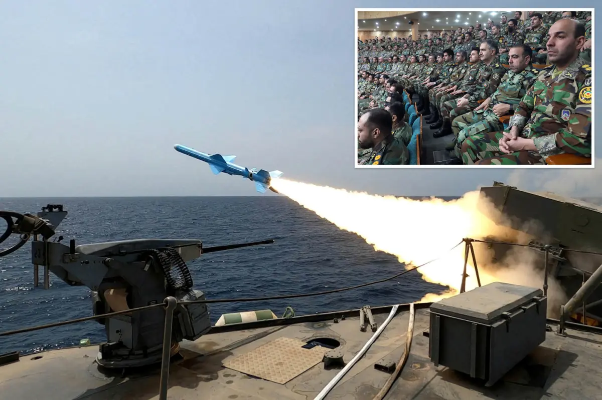 Iran promises to carry out live-fire military exercises in an important sea route.