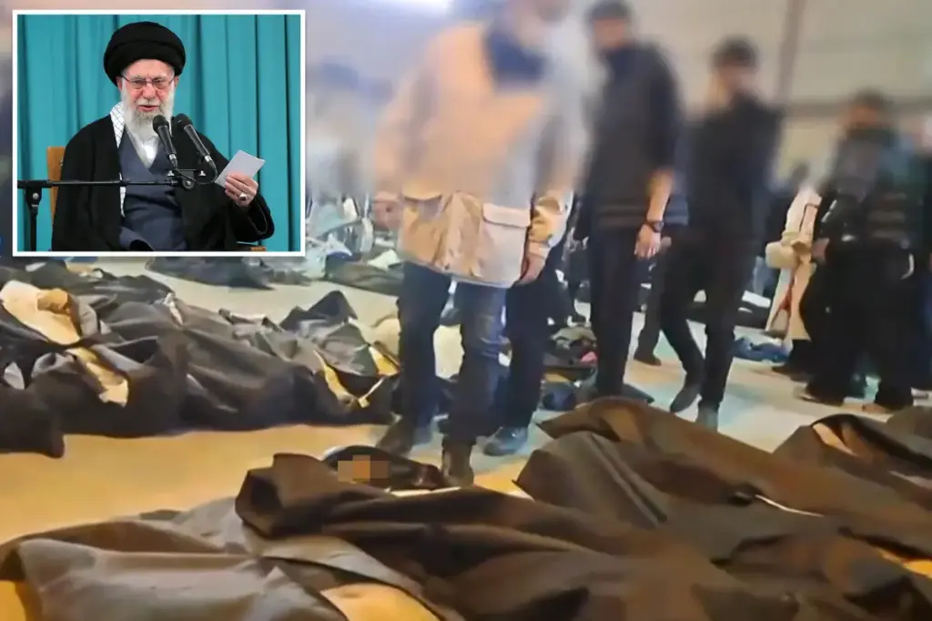 Iran warns of restarting executions and the possibility of full-scale conflict if the US intervenes.