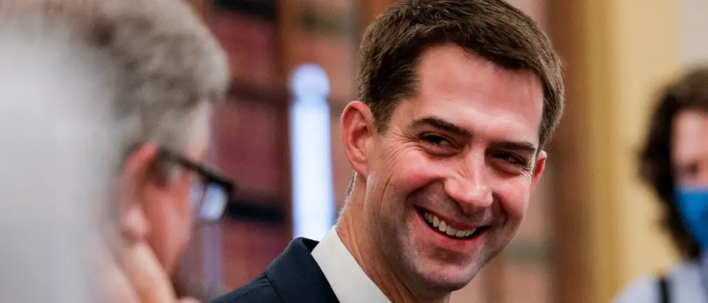 Is a Left-Wing Activist Pretending to Be a Farmer to Challenge Tom Cotton?