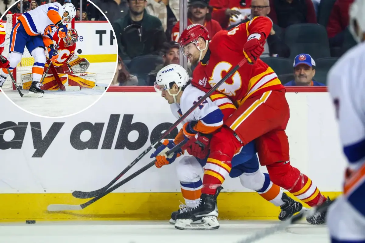 Islanders' careless performance leads to lost opportunity against Flames on the road