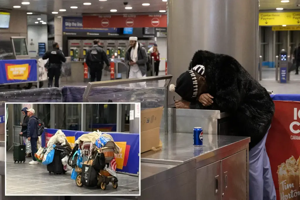 JFK AirTrain station overwhelmed by homeless: 'Certainly the worst'