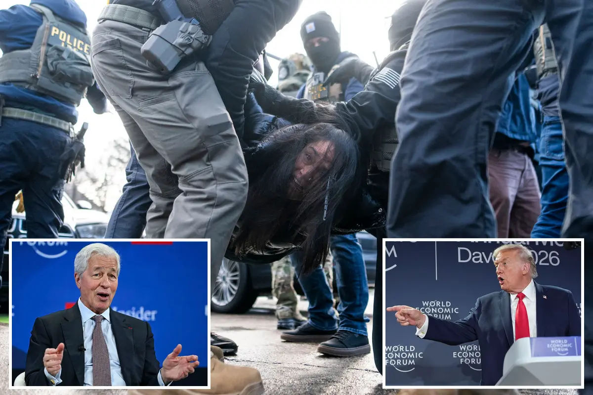 Jamie Dimon criticizes Trump's ICE immigration enforcement and calls for a more measured response.