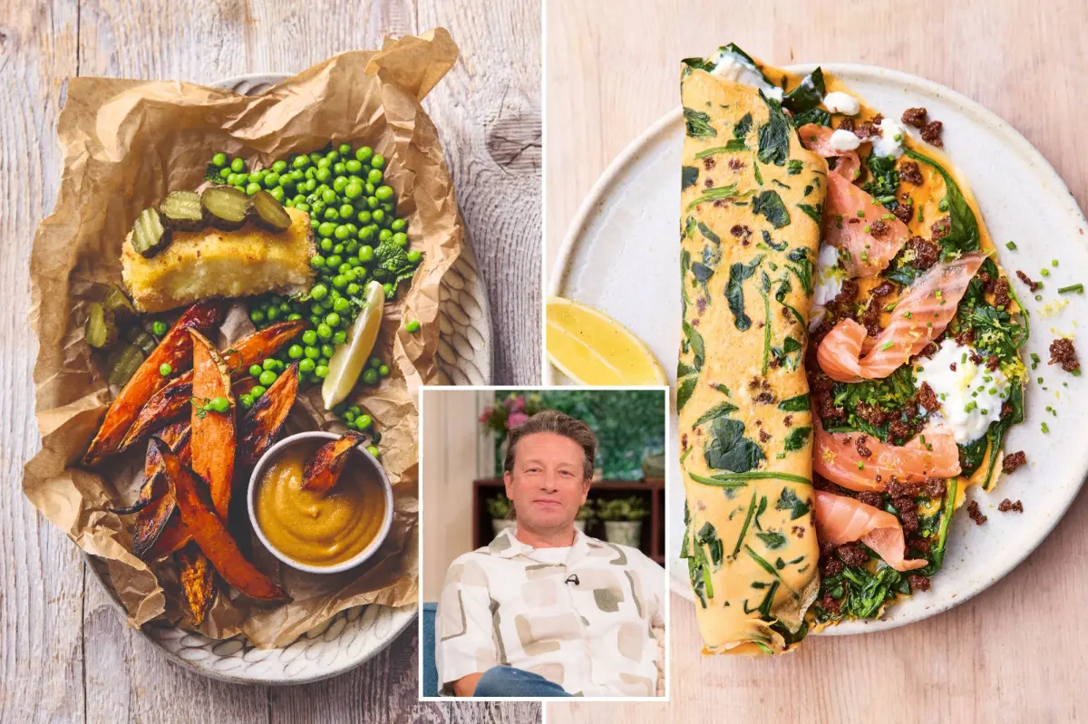 Jamie Oliver shares a healthier take on fish and chips