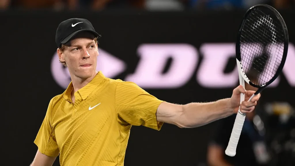 Jannik Sinner bounces back after a heat delay to avoid an upset at the Australian Open