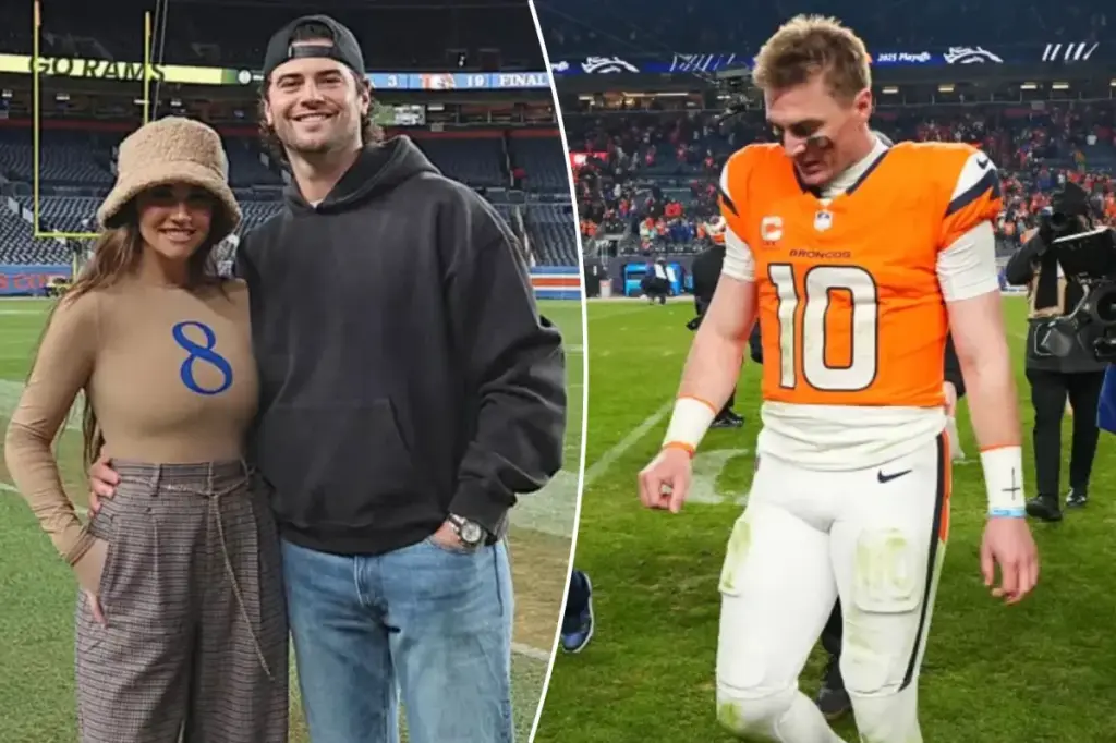 Jarrett Stidham's wife experiences a 'storm of feelings' following Bo Nix's injury