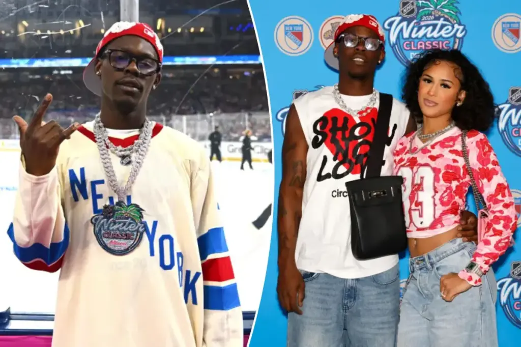 Jazz Chisholm Jr. backs the Rangers at the Winter Classic