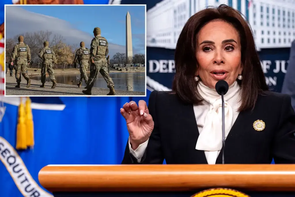 Jeanine Pirro highlights a 60% decrease in homicides in DC following Trump's crime initiatives