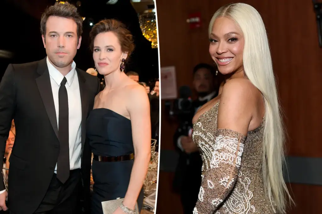 Jennifer Garner reveals the Beyoncé song that Ben Affleck listens to repeatedly