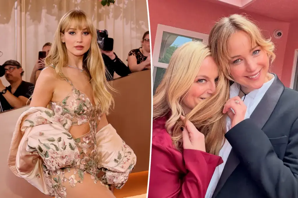 Jennifer Lawrence reveals her friends have a provocative nickname during her appearance on Amy Poehler's podcast.